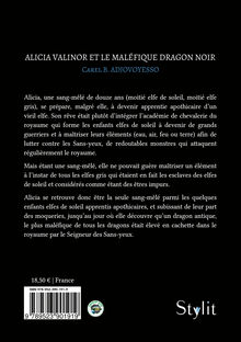 4me de couverture de "Alicia Valinor et le maléfique dragon noir"