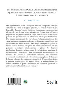 4me de couverture de "Des écroulements de parfums noirs hystériques qui hurlent les étoiles cicatricielles vierges à peaux d’abeilles silencieuses"