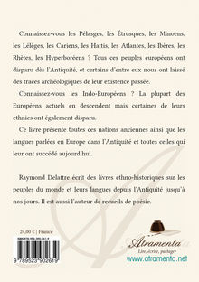 4me de couverture de "Langues et origines des peuples de l’Europe antique"