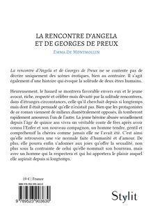 4me de couverture de "La rencontre d’Angela et de Georges de Preux"