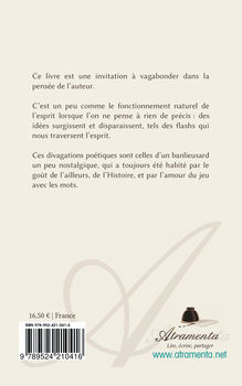 4ème de couverture de "Poèmes d'un rêveur dyslexique"